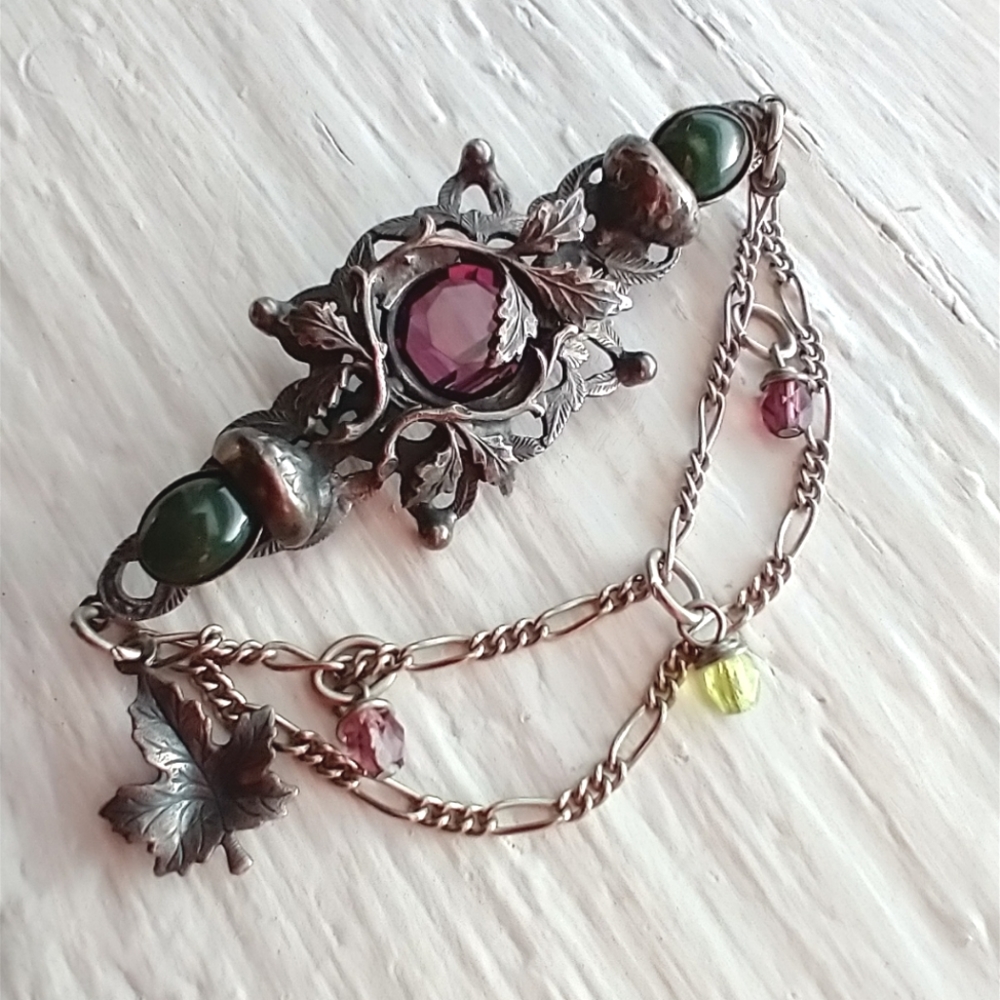 Vintage Pewter Tone Brooch